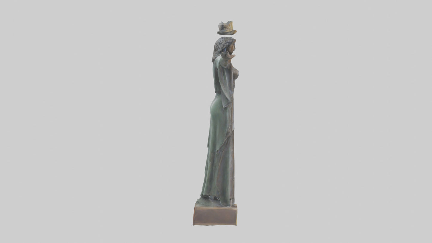 Freedom to Live statue model 3D model