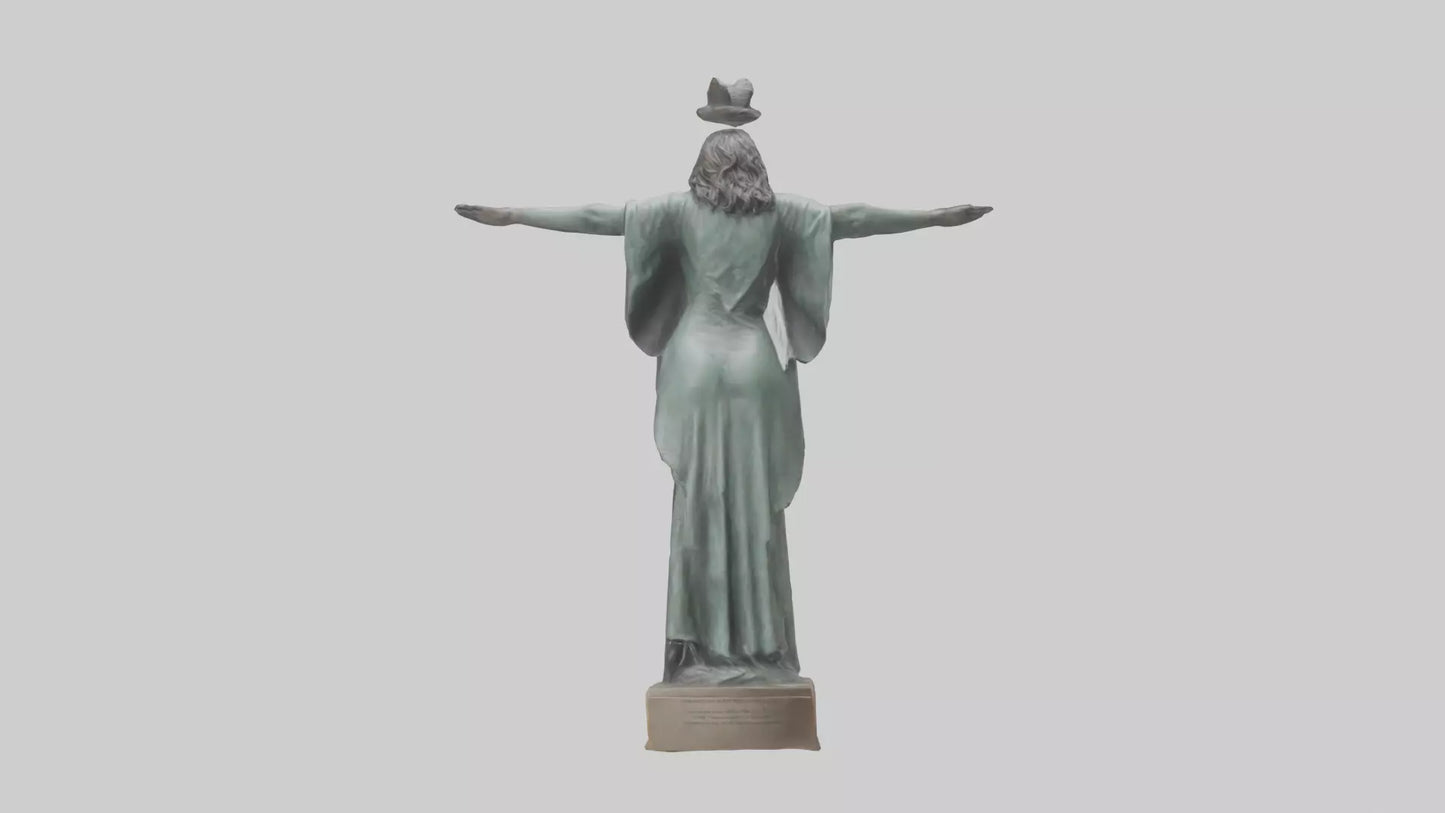 Freedom to Live statue model 3D model