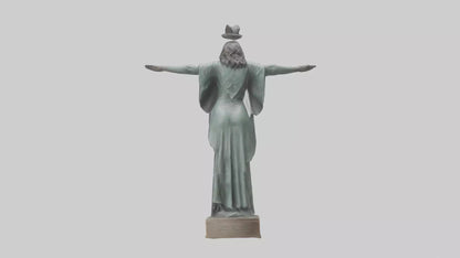 Freedom to Live statue model 3D model