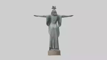 Freedom to Live statue model 3D model