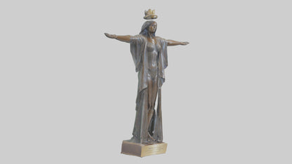 Freedom to Live statue model 3D model