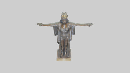 Freedom to Live statue model 3D model