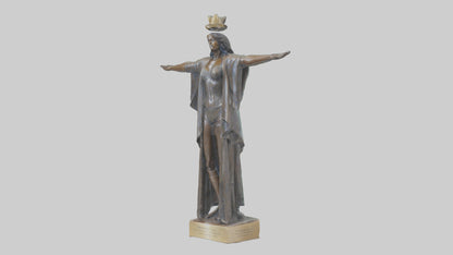 Freedom to Live statue model 3D model