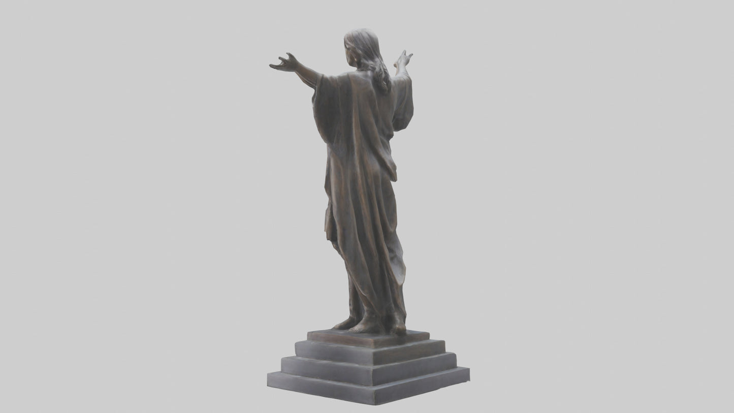 Freedoms Embrace statue model VR / AR / low-poly