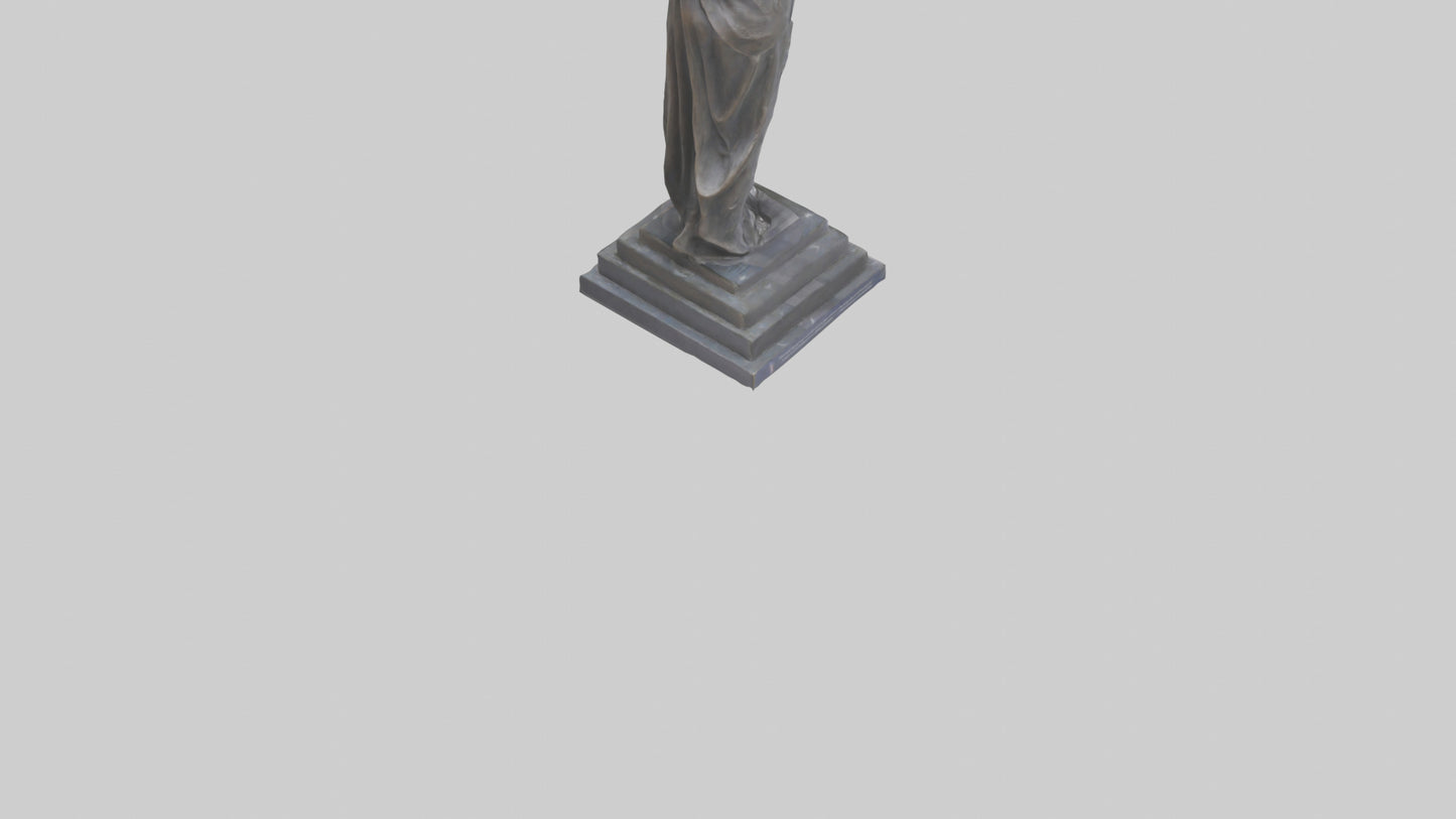 Freedoms Embrace statue model VR / AR / low-poly