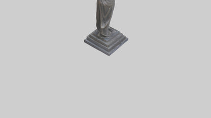 Freedoms Embrace statue model VR / AR / low-poly