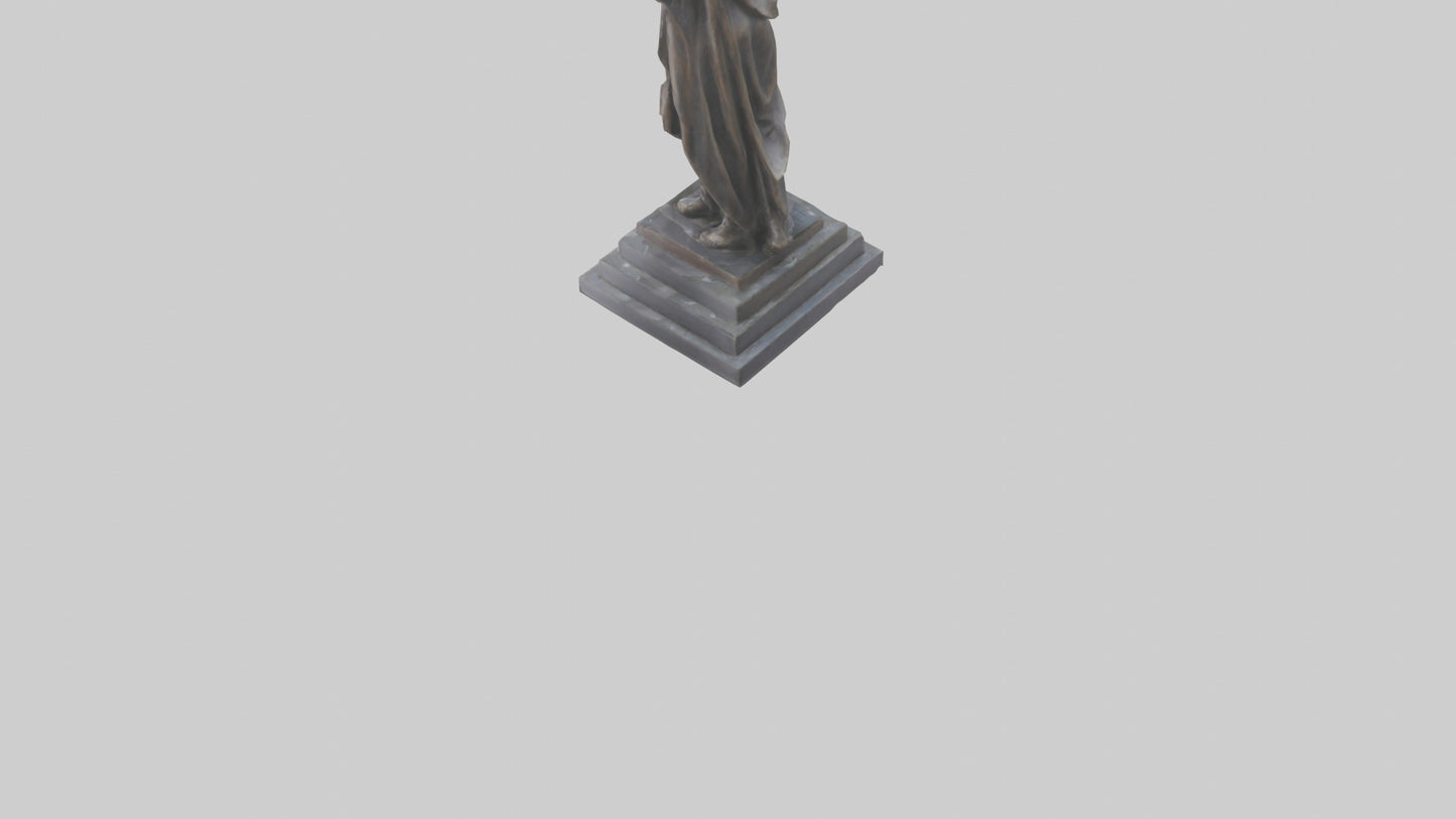 Freedoms Embrace statue model VR / AR / low-poly