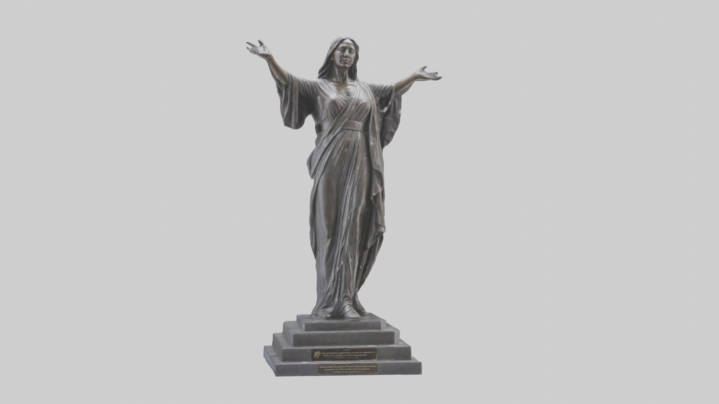 Freedoms Embrace statue model VR / AR / low-poly