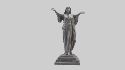 Freedoms Embrace statue model VR / AR / low-poly