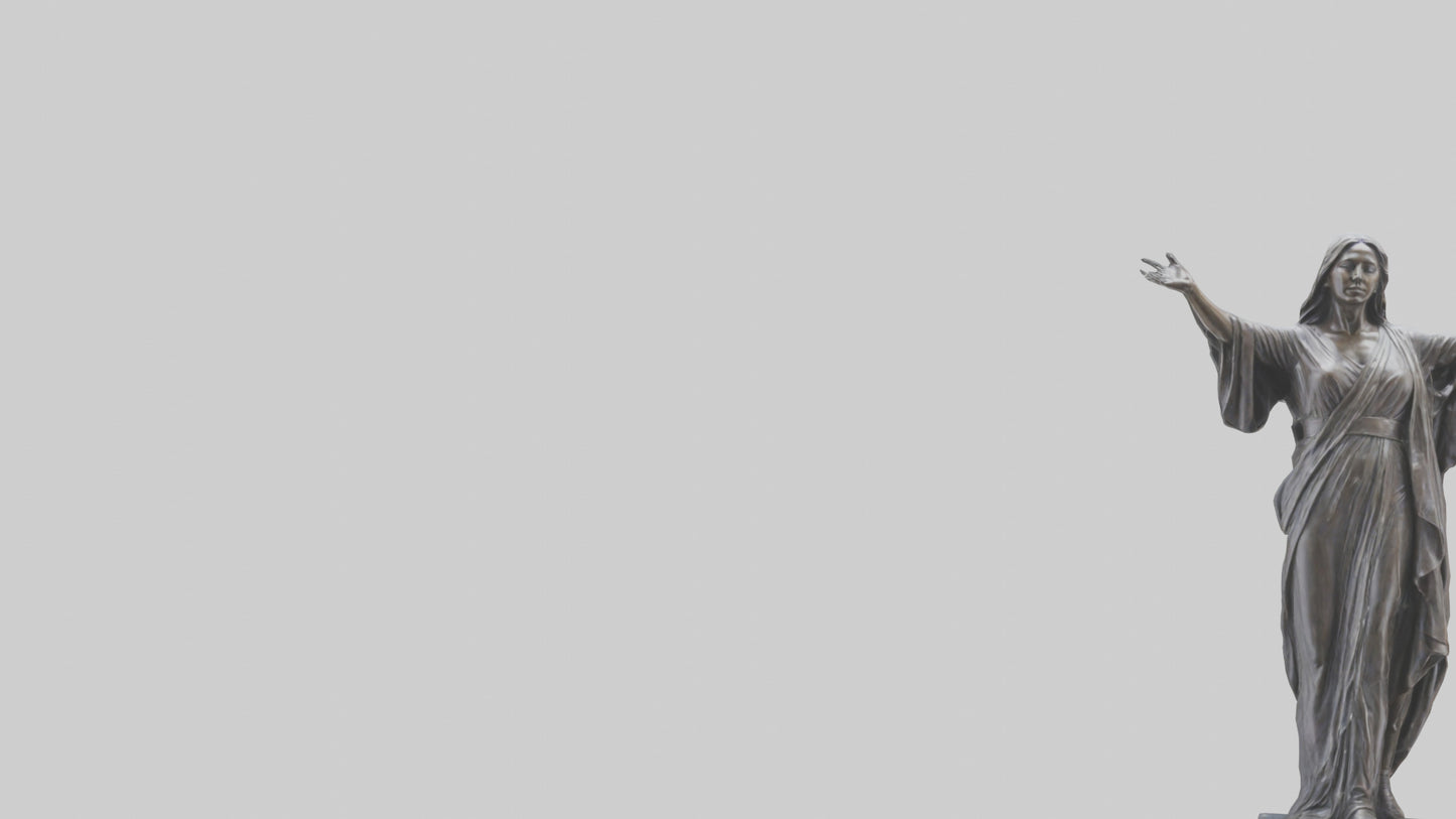 Freedoms Embrace statue model VR / AR / low-poly