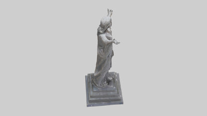 Freedoms Embrace statue model VR / AR / low-poly