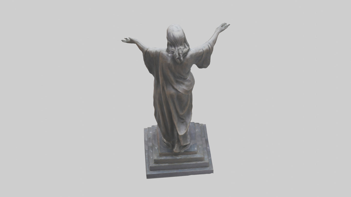 Freedoms Embrace statue model VR / AR / low-poly