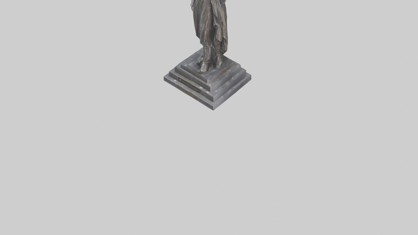 Freedoms Embrace statue model VR / AR / low-poly