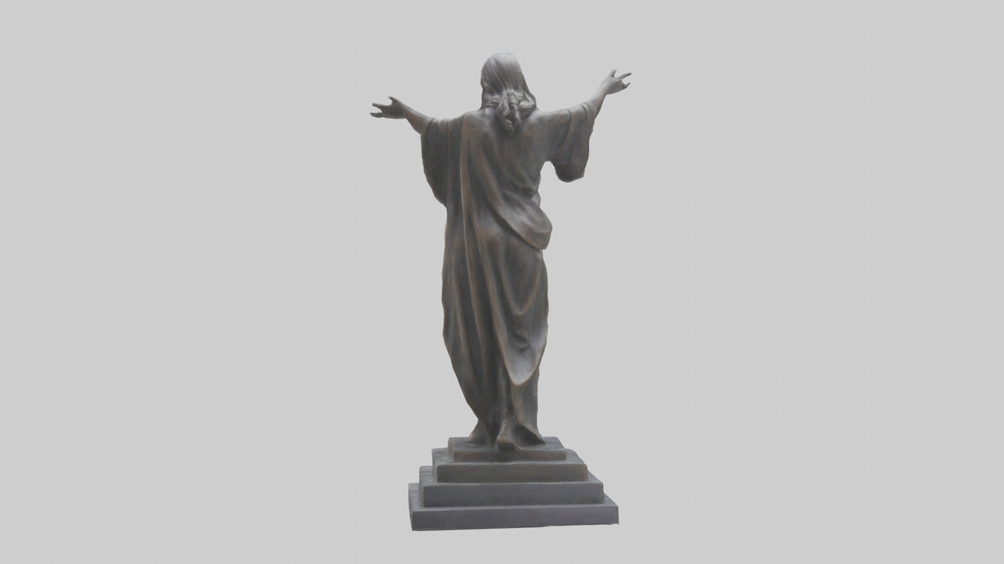 Freedoms Embrace statue model VR / AR / low-poly
