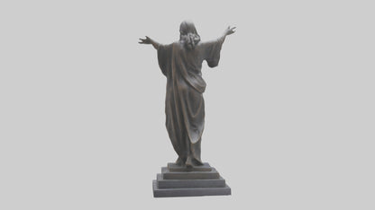 Freedoms Embrace statue model VR / AR / low-poly