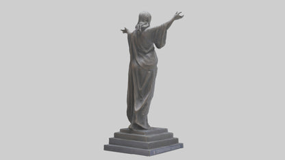 Freedoms Embrace statue model VR / AR / low-poly