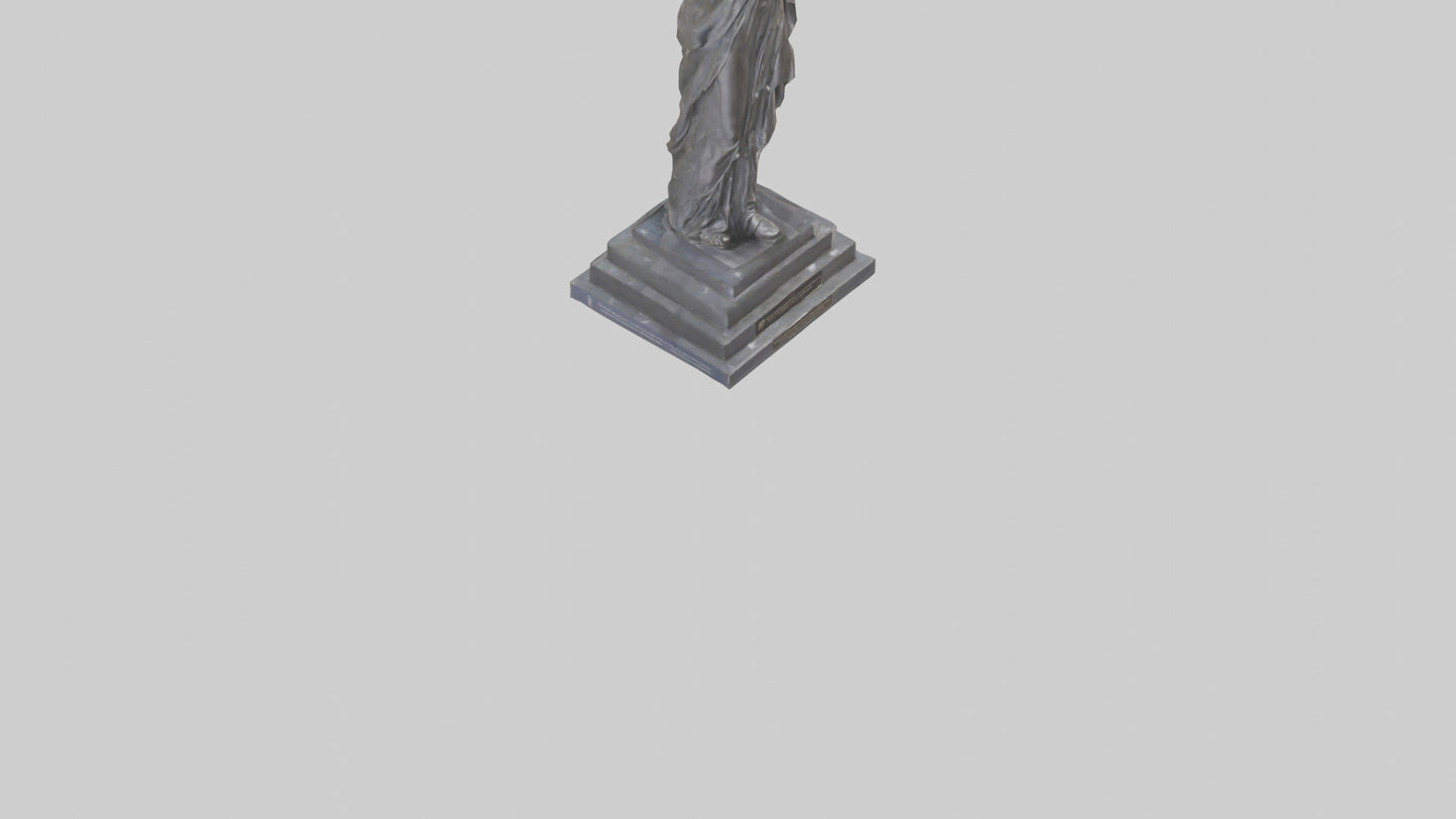Freedoms Embrace statue model VR / AR / low-poly
