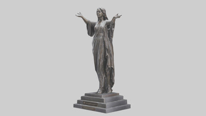 Freedoms Embrace statue model VR / AR / low-poly