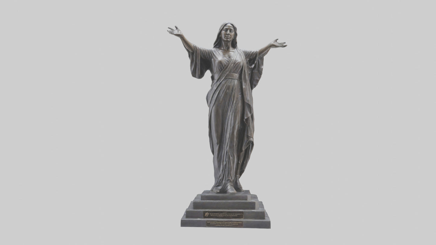 Freedoms Embrace statue model VR / AR / low-poly