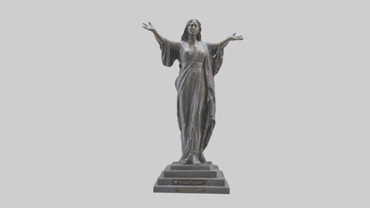 Freedoms Embrace statue model VR / AR / low-poly