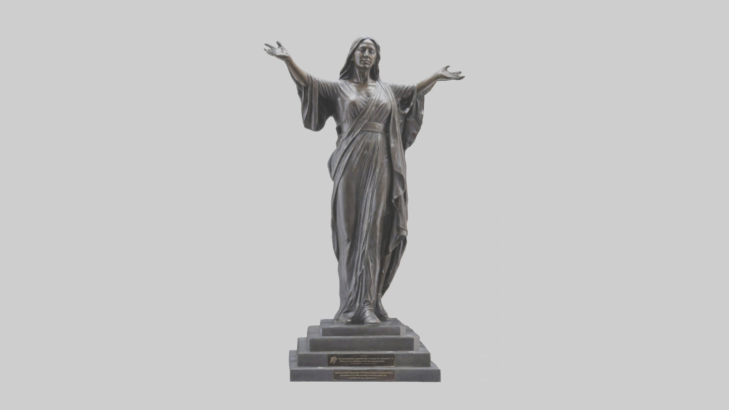 Freedoms Embrace statue model VR / AR / low-poly