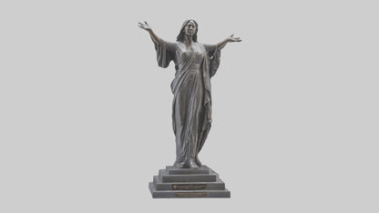Freedoms Embrace statue model VR / AR / low-poly