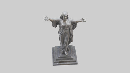Freedoms Embrace statue model VR / AR / low-poly
