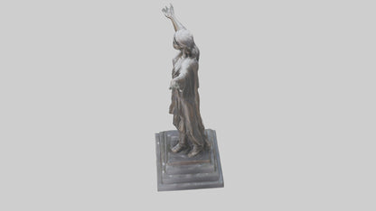 Freedoms Embrace statue model VR / AR / low-poly