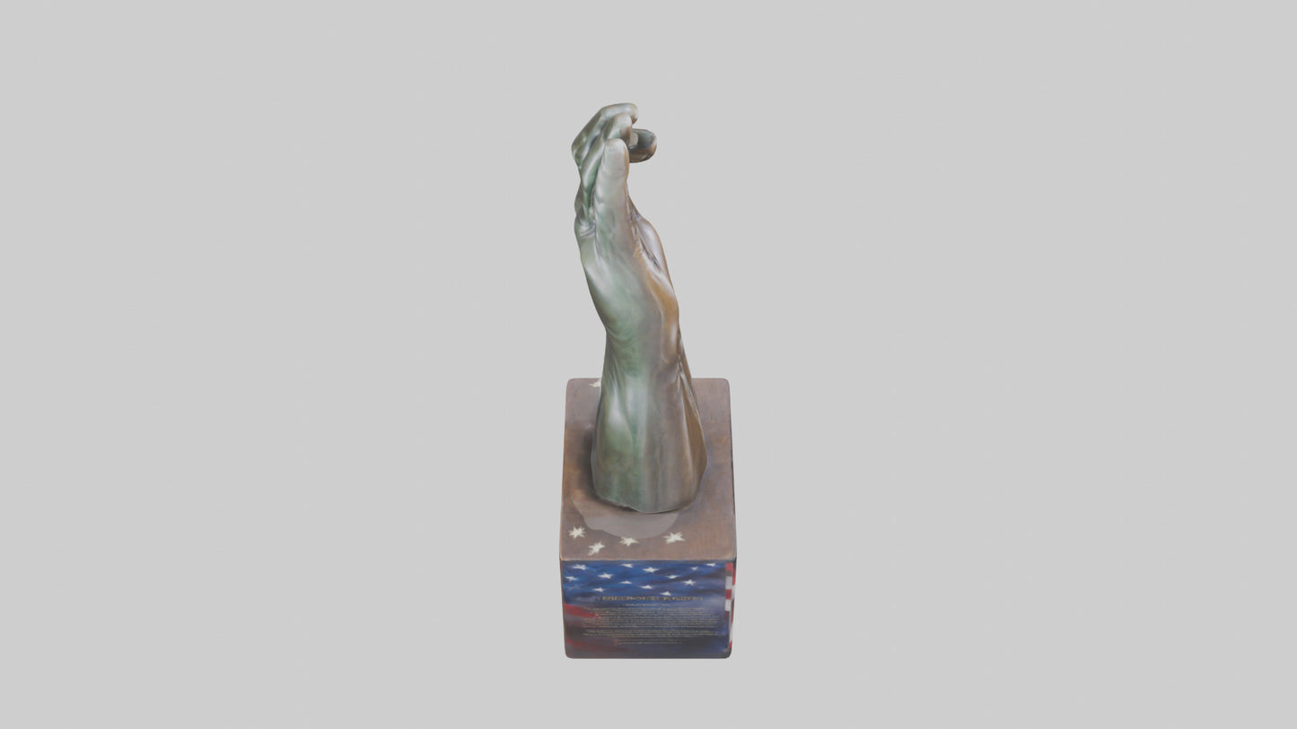 Freedoms Touch statue model 3D model