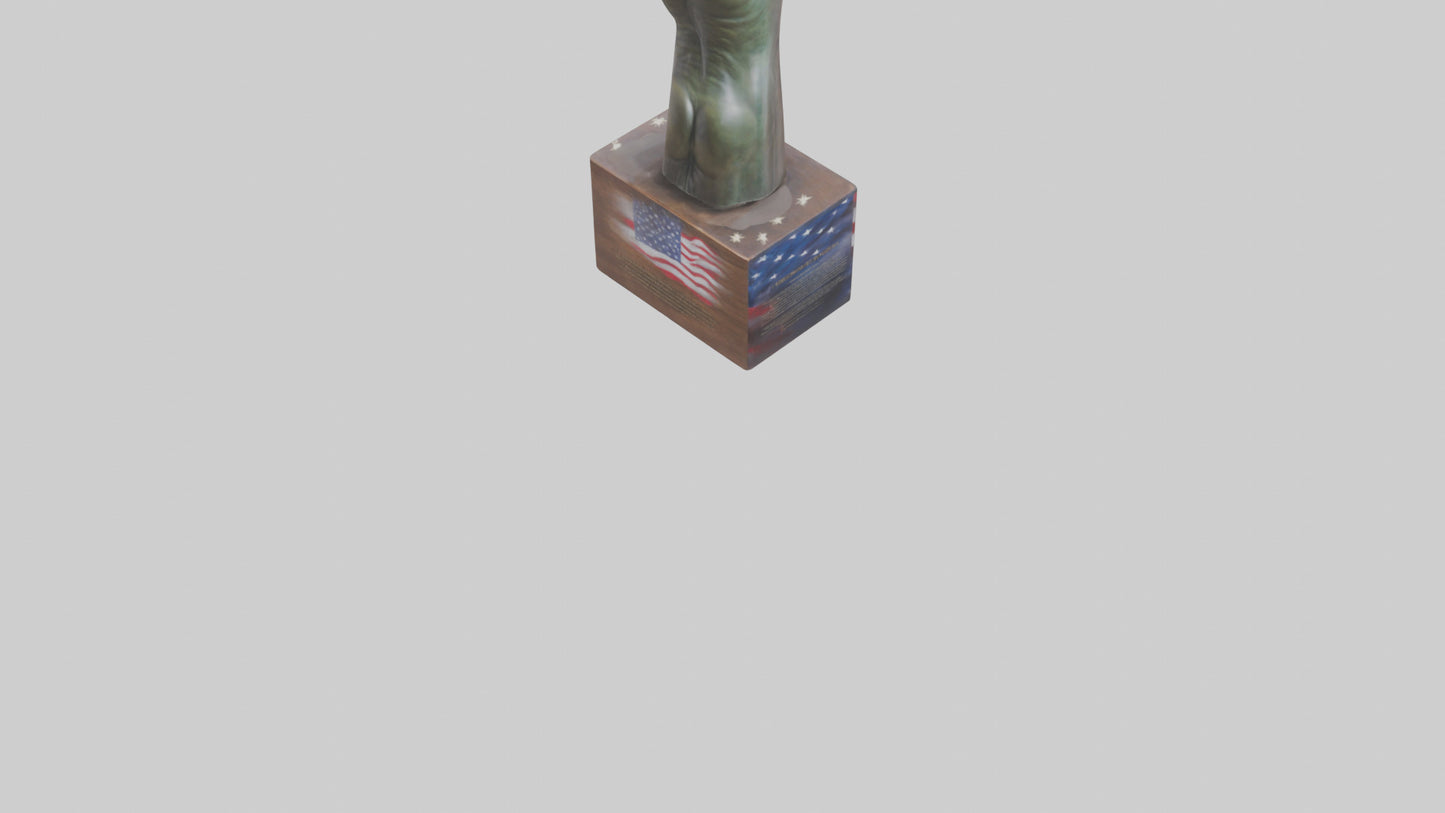 Freedoms Touch statue model 3D model