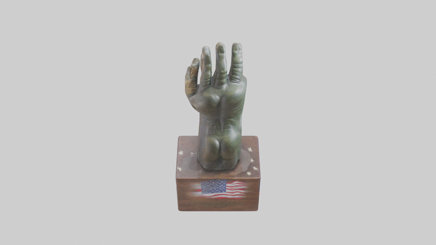 Freedoms Touch statue model 3D model