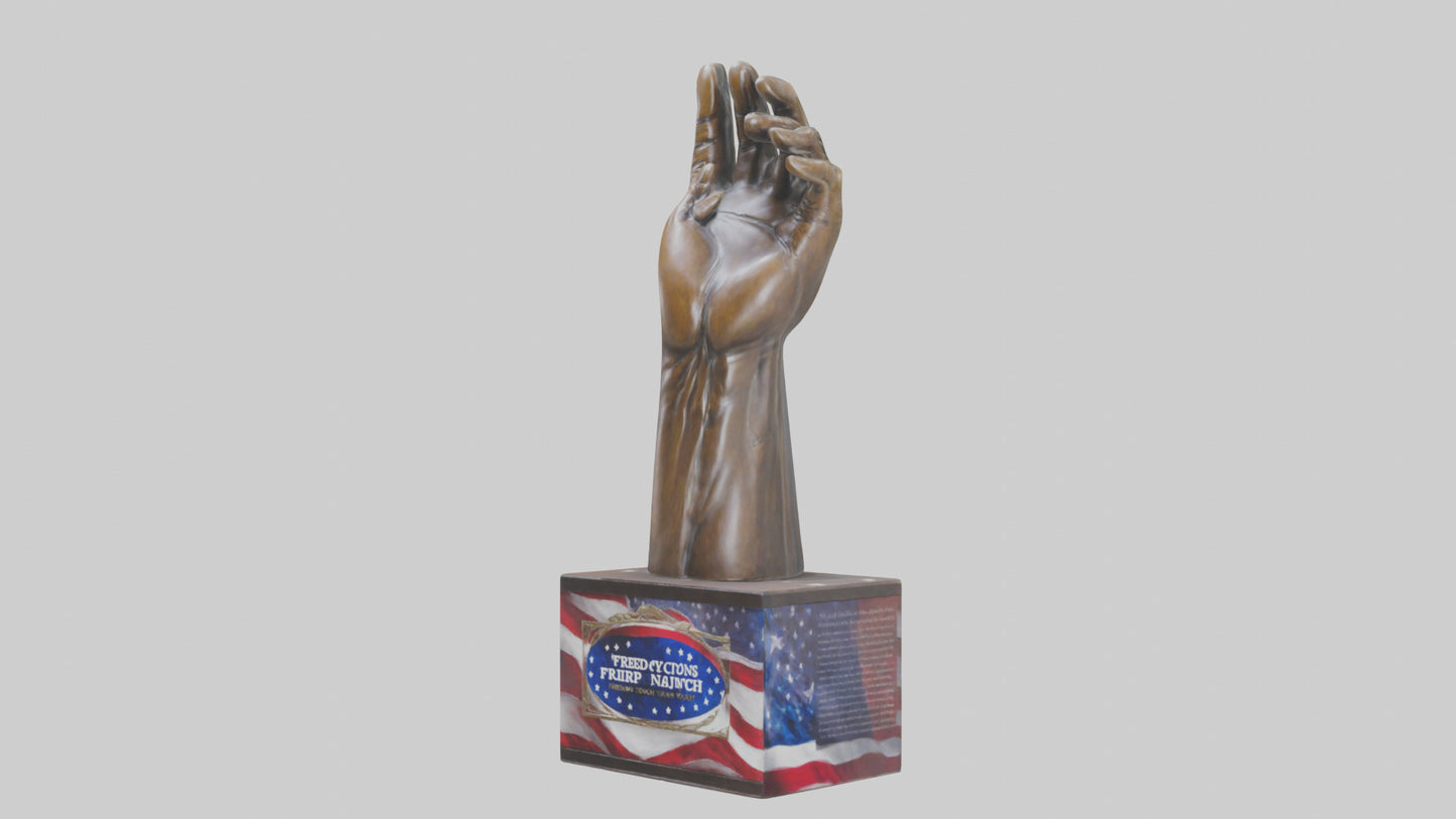 Freedoms Touch statue model 3D model