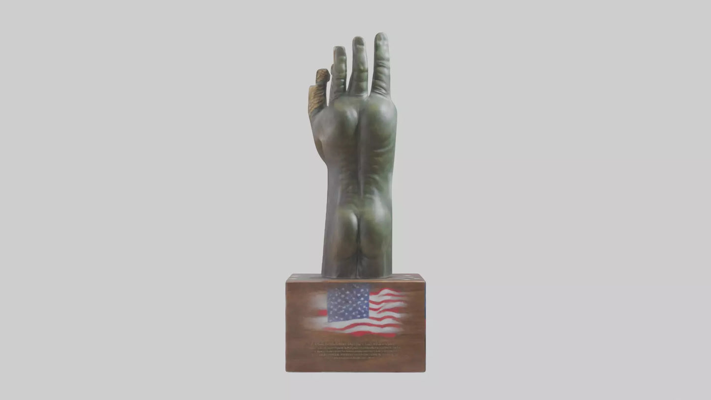 Freedoms Touch statue model 3D model