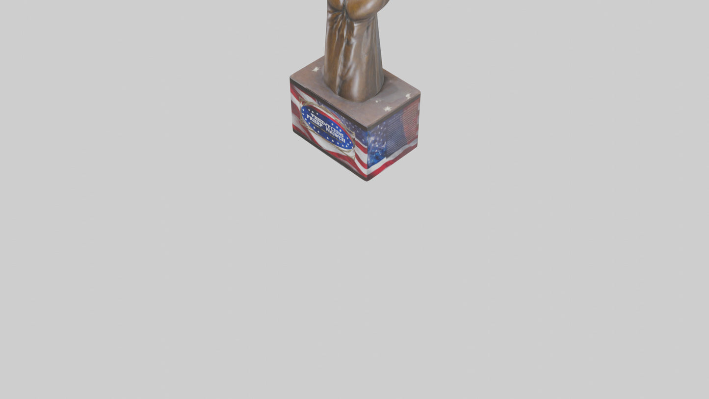 Freedoms Touch statue model 3D model