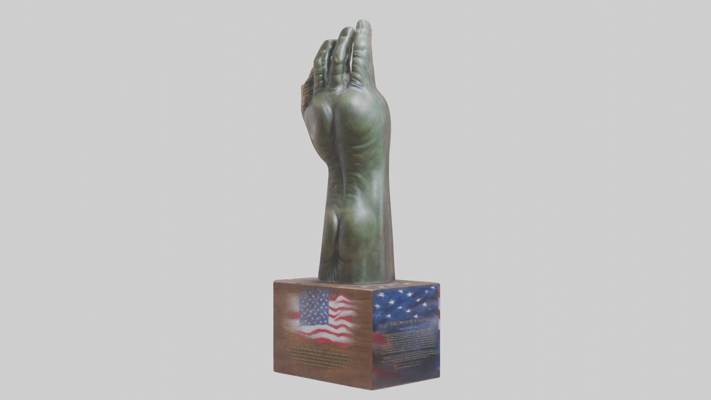 Freedoms Touch statue model 3D model
