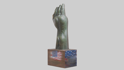 Freedoms Touch statue model 3D model