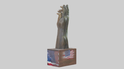 Freedoms Touch statue model 3D model
