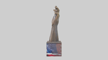 Freedoms Touch statue model 3D model