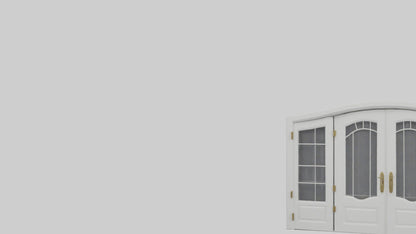 French Door Model VR / AR / low-poly