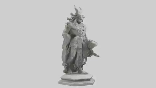 Freyr statue model VR / AR / low-poly