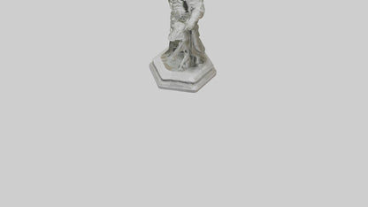 Freyr statue model VR / AR / low-poly