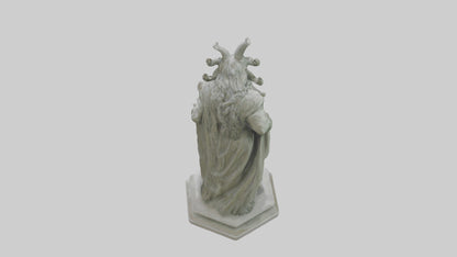 Freyr statue model VR / AR / low-poly
