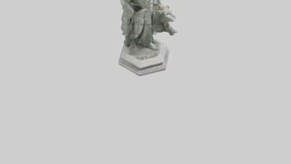 Freyr statue model VR / AR / low-poly