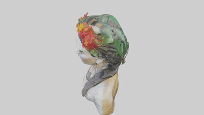 Frida Kahlo statue model 3D model