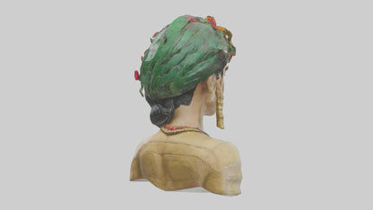 Frida Kahlo statue model 3D model
