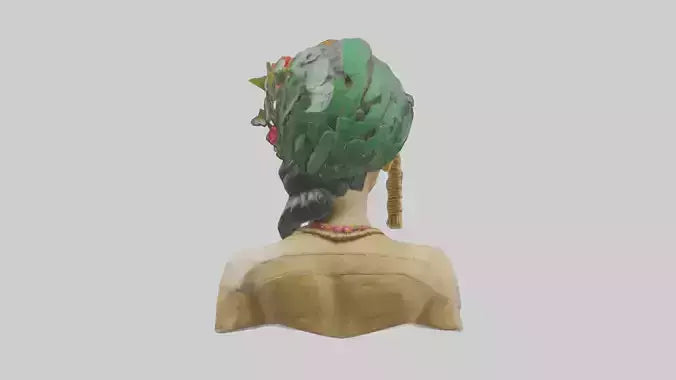 Frida Kahlo statue model 3D model