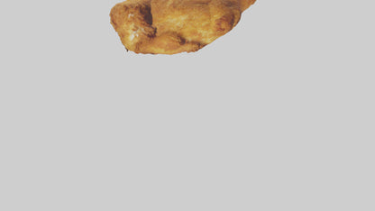 3D model Fried chicken model VR / AR / low-poly