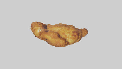 3D model Fried chicken model VR / AR / low-poly