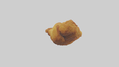 3D model Fried chicken model VR / AR / low-poly