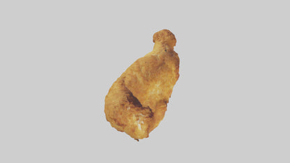 3D model Fried chicken model VR / AR / low-poly